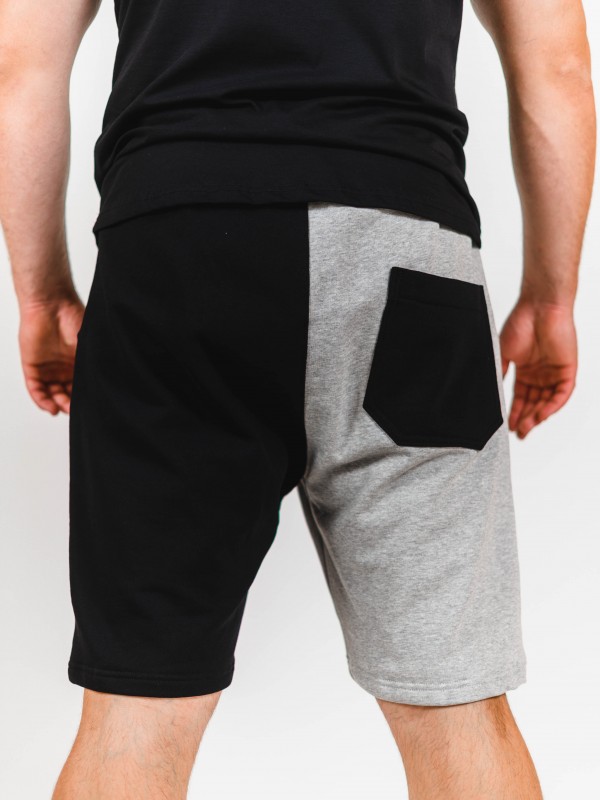 Къси панталони MIYOR grey/black Къси панталони MIYOR grey/black