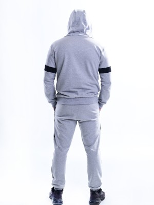 Мъжки спортен екип с худи MIYOR grey/black