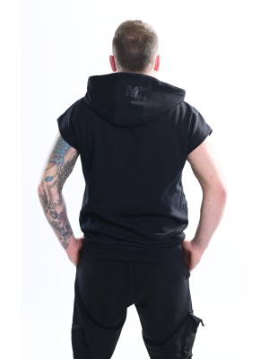 Мъжки елек MIYOR Black Zip – черен