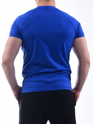 Мъжка тениска MIYOR Blue с цип