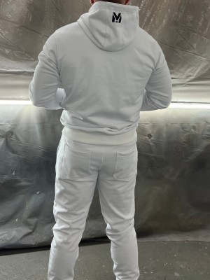 Мъжки спортен екип MIYOR White – бял Мъжки спортен екип MIYOR White – бял