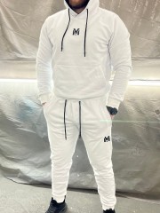 Мъжки спортен екип MIYOR White – бял Българска изработка от 100% памук в изчистен бял дизайн. Мъжки спортен екип MIYOR White – бял Българска изработка от 100% памук в изчистен бял дизайн.