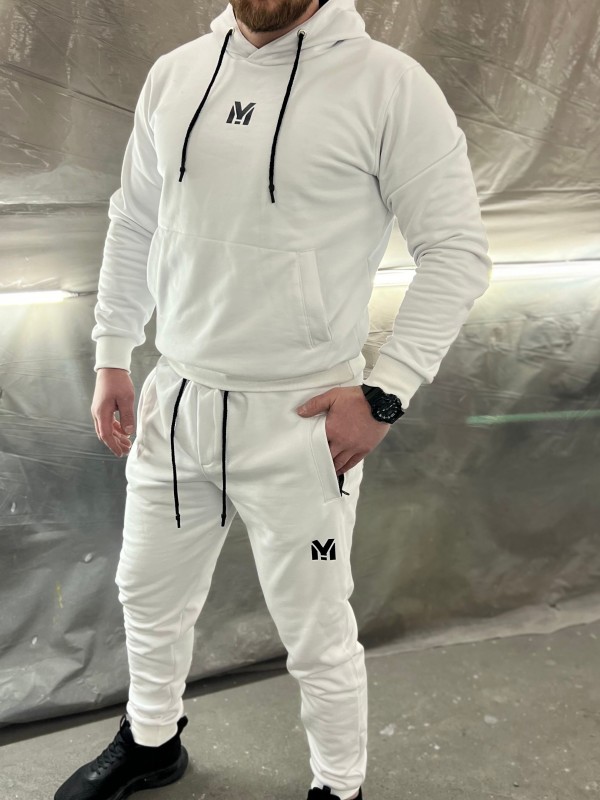 Мъжки спортен екип MIYOR White – бял Мъжки спортен екип MIYOR White – бял