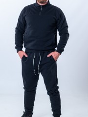 Мъжки спортен екип MIYOR Black – черен Българска изработка от 100% памук с комфортна кройка за всеки ден.