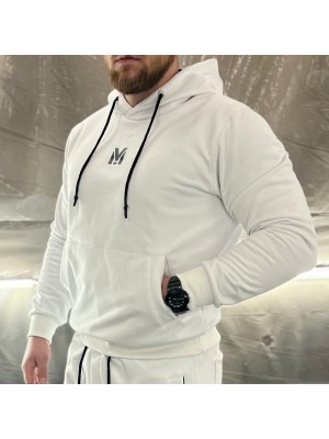 Мъжко худи MIYOR White – бяло