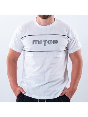 Мъжка бяла тениска MIYOR
