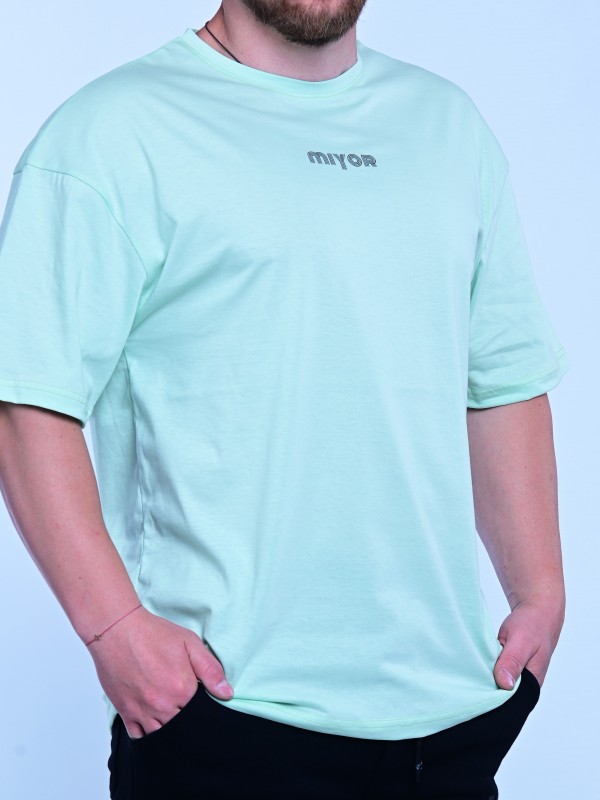 Тениска MIYOR Oversized Mint – мента
